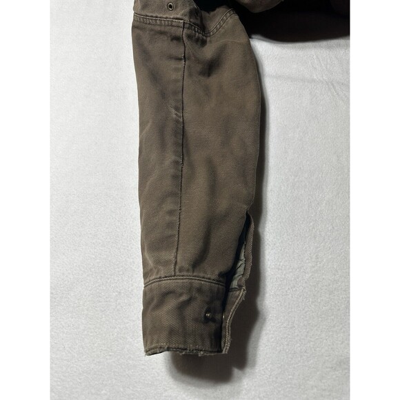 Cabela's Womens Brown Jacket Lined Sherpa Full Zip Collared Zip Size Small FLAWS - Picture 6 of 11